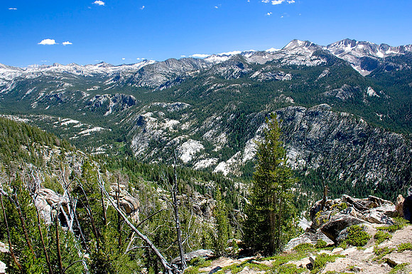 View from above Reds Meadow