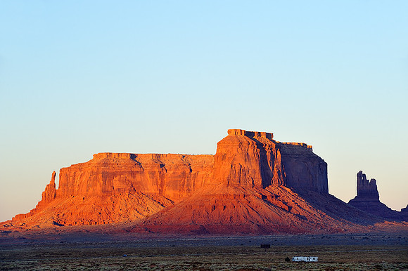 Monument Valley at sunset I