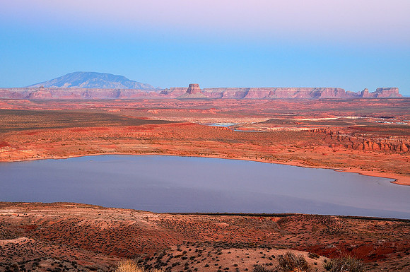 Tower Butte at dusk