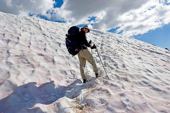 LT climbs the Silver Pass